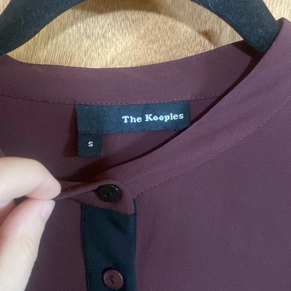 Extremely rare Kooples Burgundy pleated dress. ASO Anastasia Steele. - Picture 3 of 6